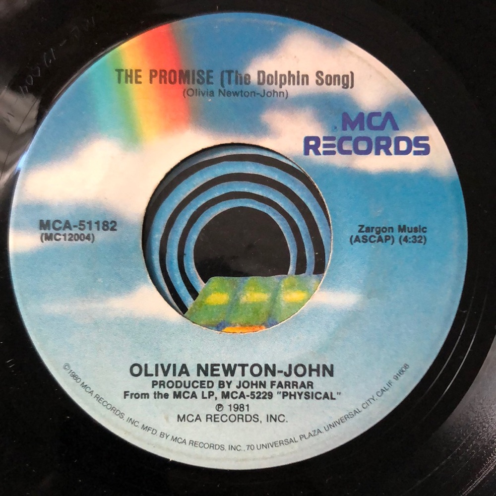 Olivia Newton-John Physical Vinyl 45 Record